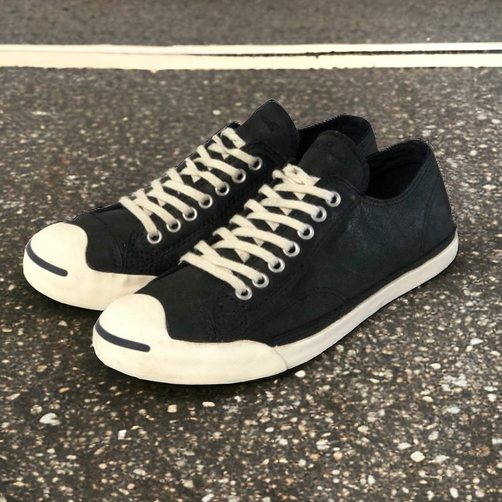 Converse Black and White Low-Top Sneakers